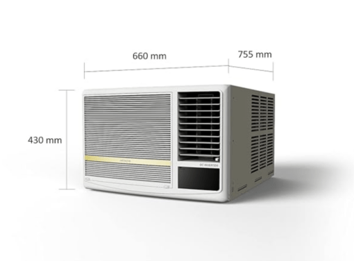 Hitachi 1.5 Ton 3 Star Xpandable Inverter Window AC (100% Copper, Dust Filter, 2023 Model, Shizuka, R32 RAW318HFEO, Gold) - Image 2